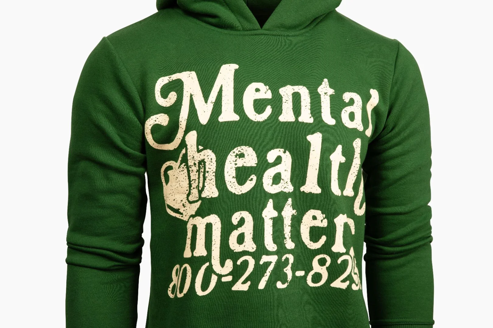 Mental Health Matters: The Reach Hoodie - Green - Image 6