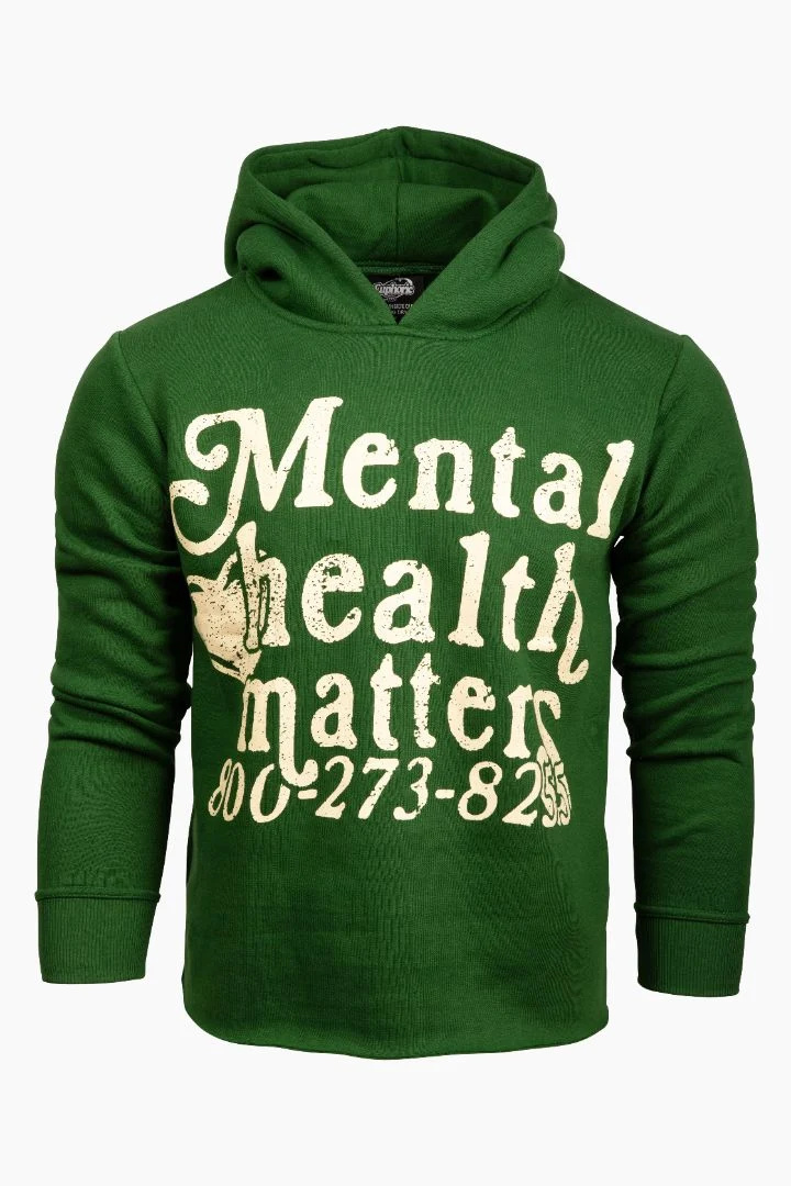 Mental Health Matters: The Reach Hoodie - Green - Image 7