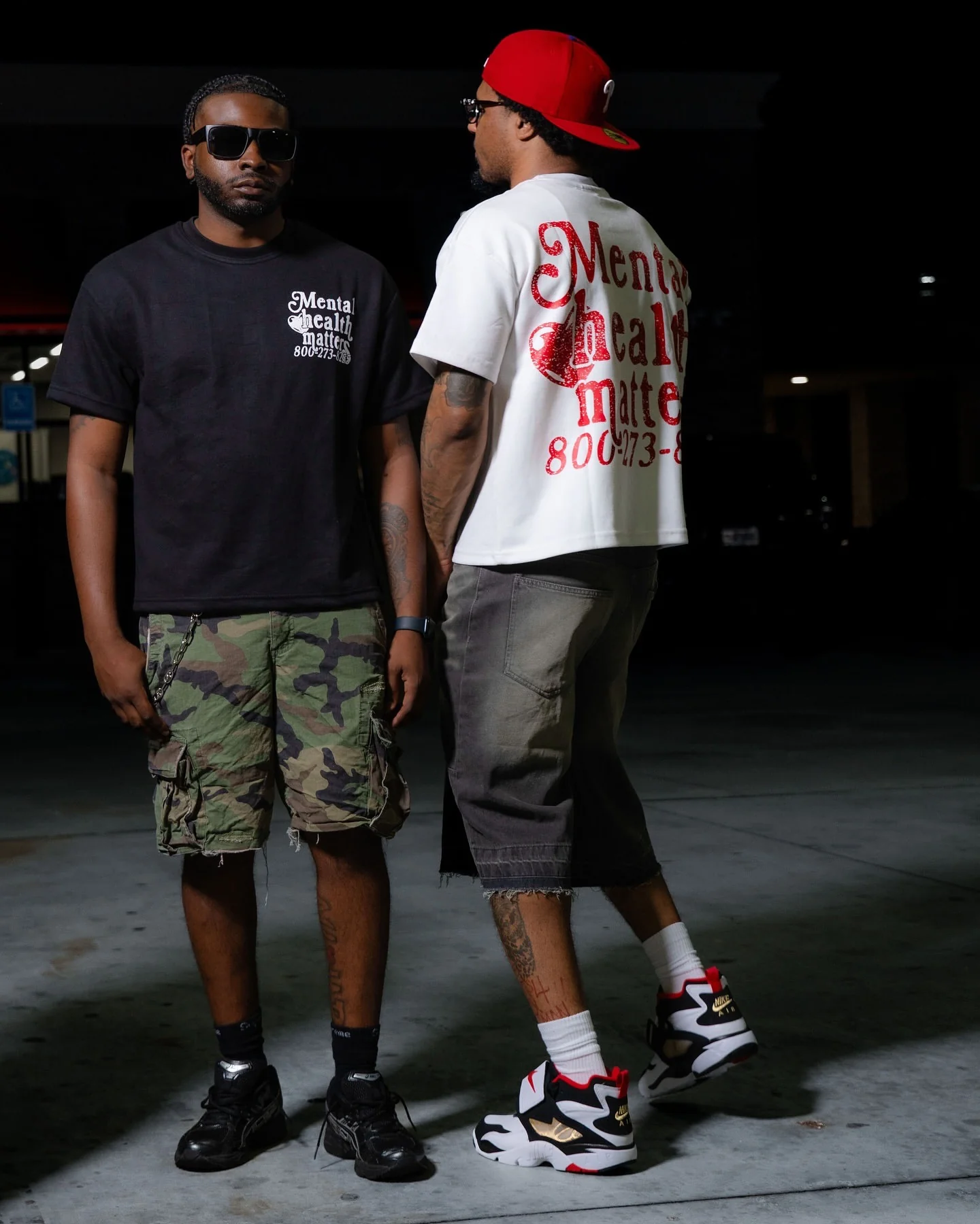 Double Mental Health Matters Tee - Red - Image 5