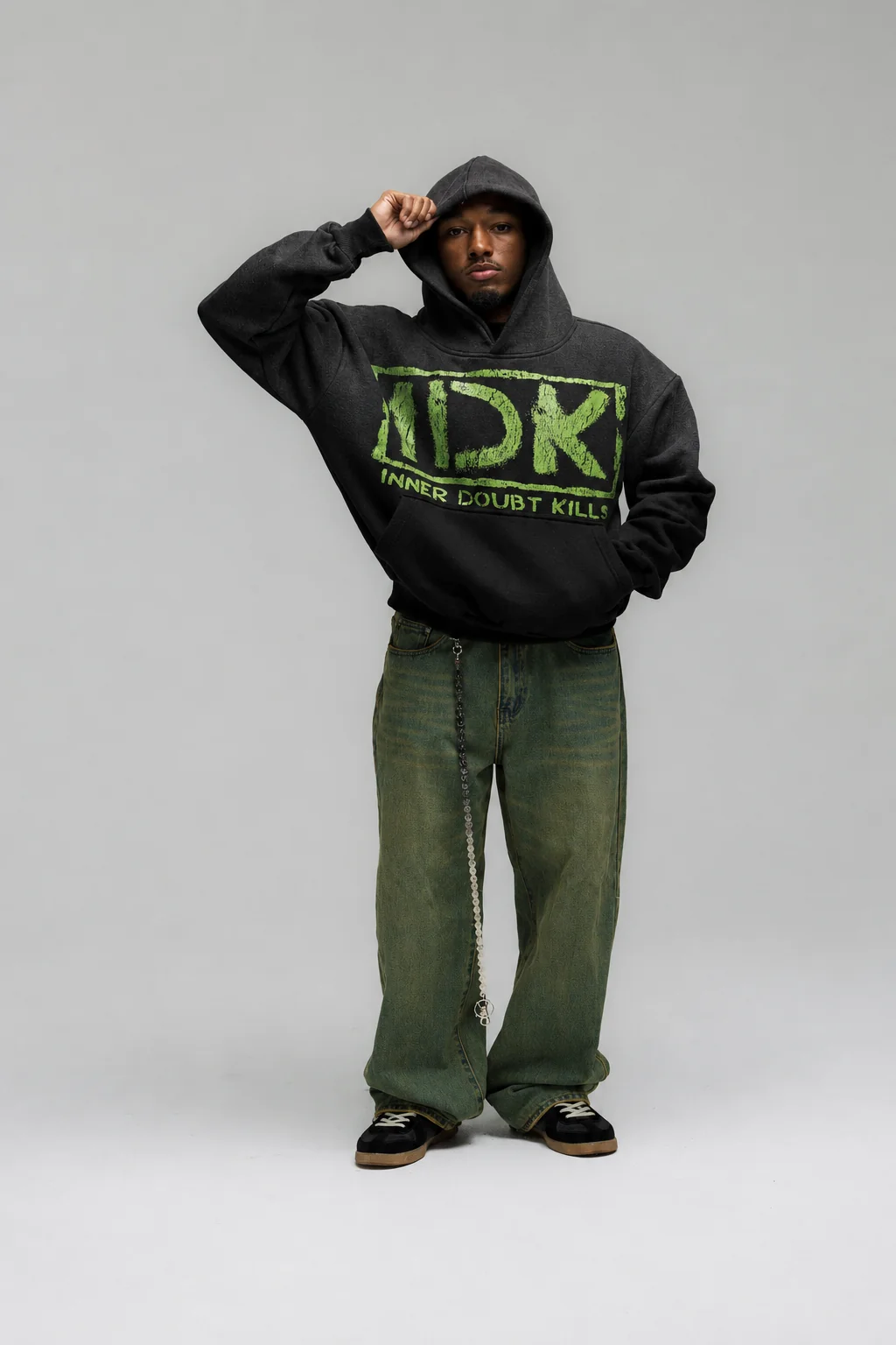 IDK Hoodie - Black - Image 3