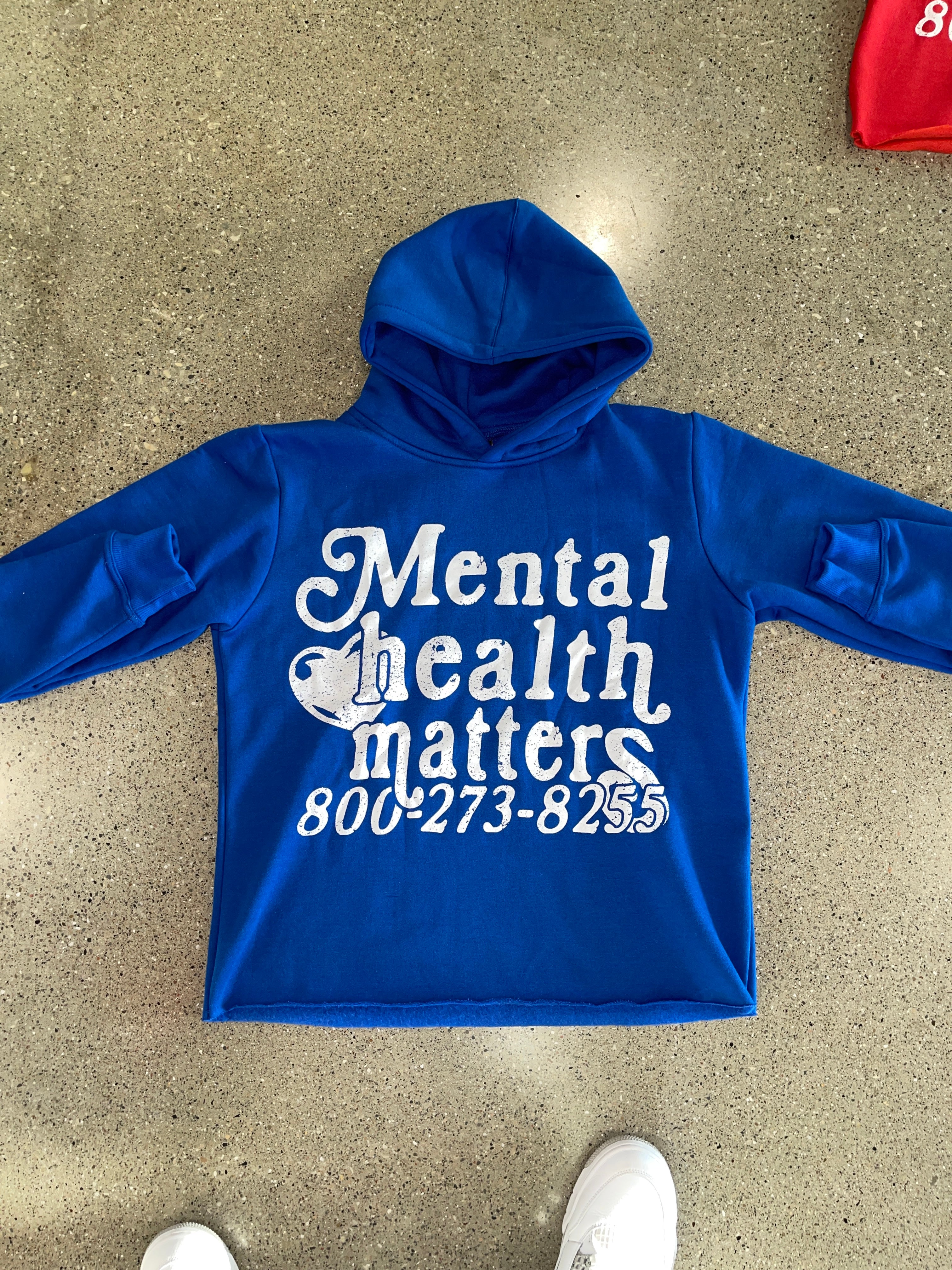 Mental Health Matters: The Reach Hoodie - Blue - Image 4