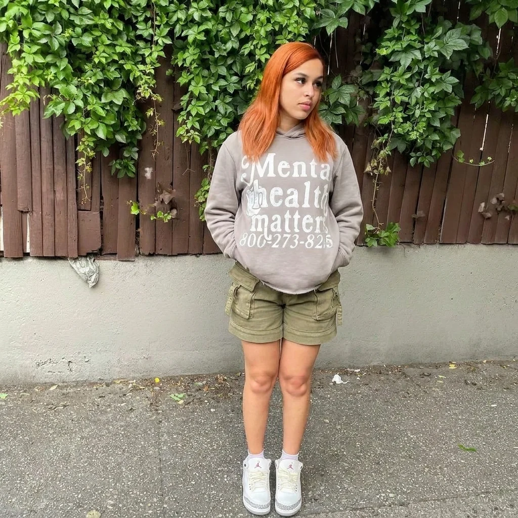 Mental Health Matters: The Reach Hoodie - Gray - Image 3