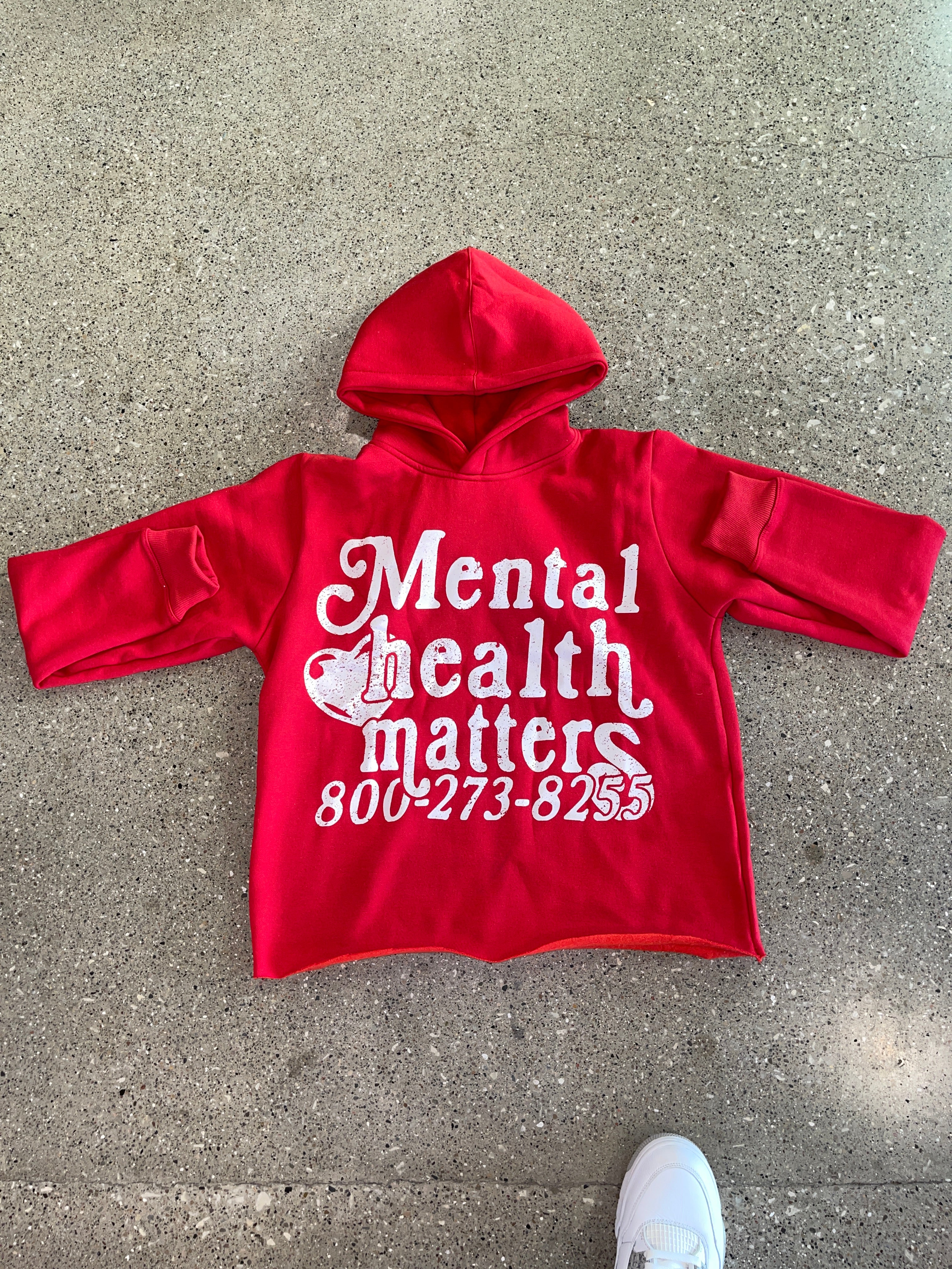 Mental Health Matters: The Reach Hoodie - Red - Image 4