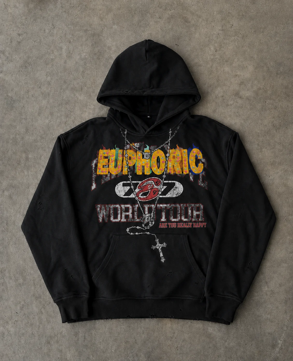 World Tour Hoodie - Black - Image 4